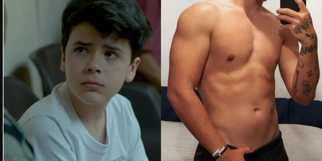 Lembra dele? Luciano de Império, cresceu, mudou de profissão, e hoje chama atenção com corpão sarado