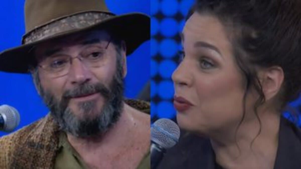 Almir Sater surpreendeu o público do "Domingão com Huck" ao contar que recusou ser par romântico de Isabel Teixeira em "Pantanal" (Foto Reprodução/Internet) Almir Sater surpreendeu o público do "Domingão com Huck" ao contar que recusou ser par romântico de Isabel Teixeira em "Pantanal" (Foto Reprodução/Internet)