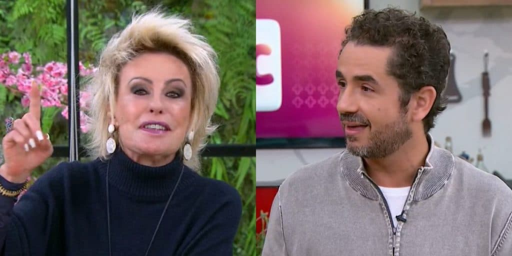 Ana Maria Braga é colocada contra a parede por Felipe Andreoli: "Se eu não estiver aqui, eu invado"