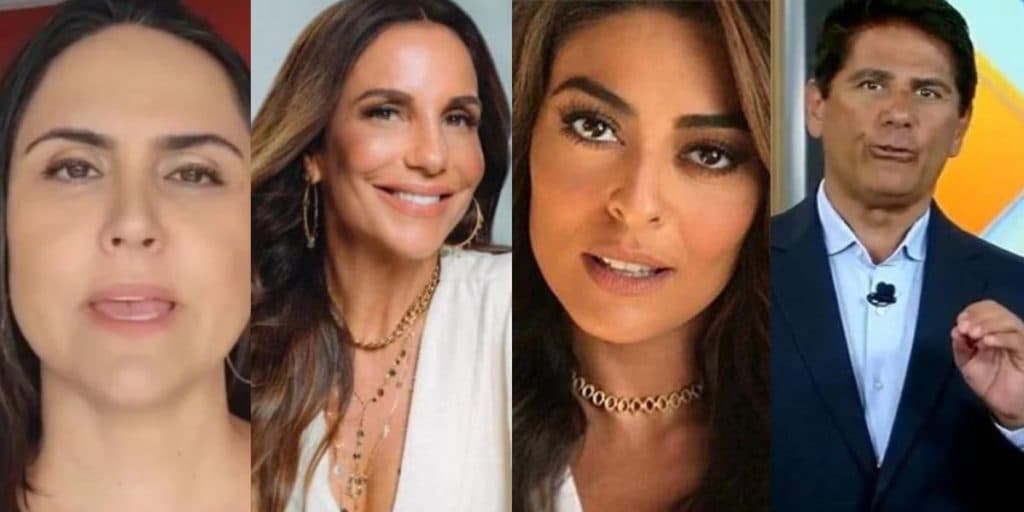 Carla Cecato colocou Ivete contra a parede - Juliana Paes é uma das mais lindas - César Filho noticia prisão