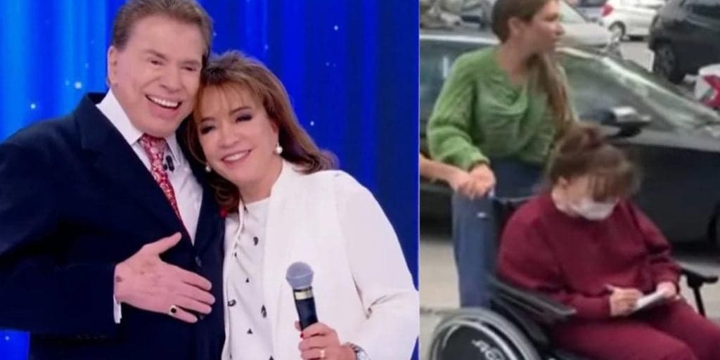 De cadeira de rodas: Esposa de Silvio Santos foi flagrada sendo empurrada e motivo foi exposto