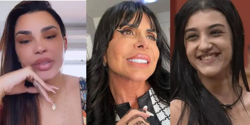 "Ex" filha de Gretchen desce a lenha, ataca mãe e sai em defesa da filha: "Abandonou a suposta neta"