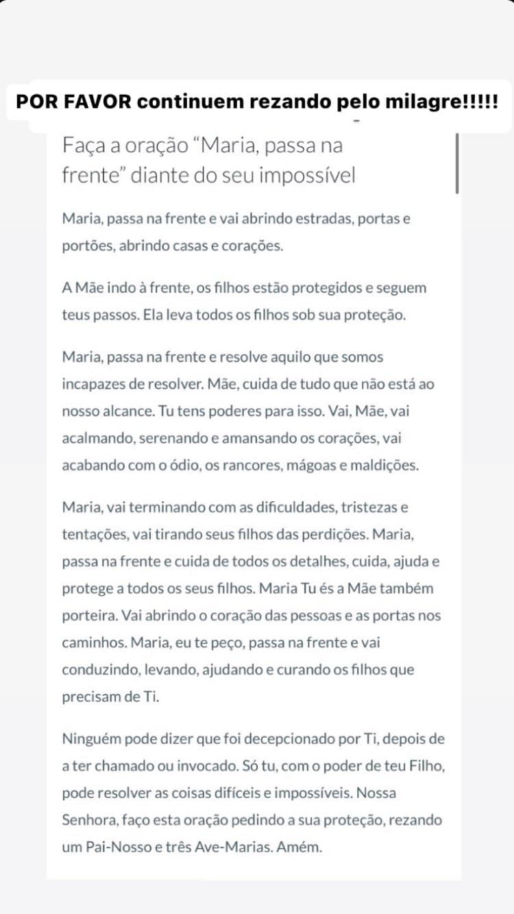 Filha de Susana Naspolini fez um apelo pelas redes sociais (Foto Reprodução/Internet) Filha de Susana Naspolini fez um apelo pelas redes sociais (Foto Reprodução/Internet)
