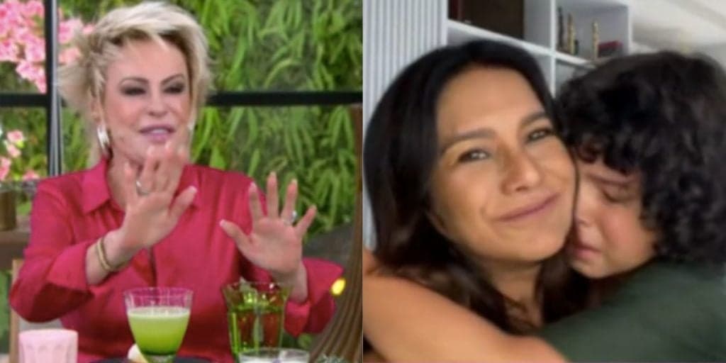 Filho de Dira Paes faz 'escândalo de choro' ao vivo na Ana Maria, atriz se levanta e abandona entrevista
