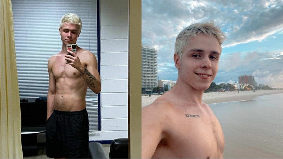 Os eternos Leco e Neco de Quanto Mais Vida, Melhor! sem camisa na internet Os eternos Leco e Neco de Quanto Mais Vida, Melhor! sem camisa na internet
