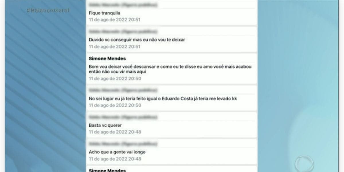De acordo com Reinaldo Gottino, homem terminou casamento por acreditar estar conversando com Simone (Reprodução) De acordo com Reinaldo Gottino, homem terminou casamento por acreditar estar conversando com Simone (Reprodução)