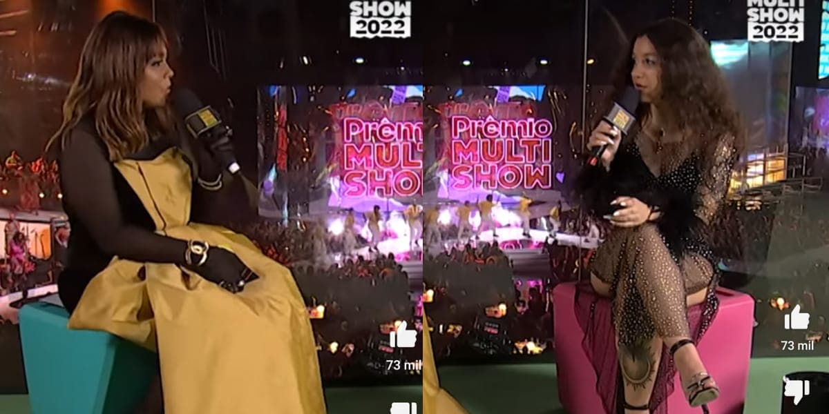 Priscilla Alcântara acaba revelando sua premiação do programa de Ivete Sangalo (Reprodução: Youtube) Priscilla Alcântara acaba revelando sua premiação do programa de Ivete Sangalo (Reprodução: Youtube)