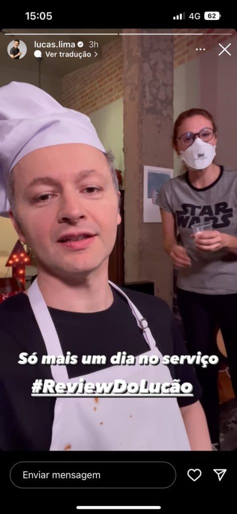 Marido de Sandy compartilha momento inusitado nas redes sociais (Reprodução) Marido de Sandy compartilha momento inusitado nas redes sociais (Reprodução)