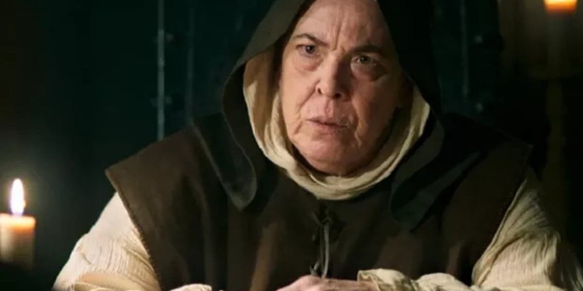 Noemi Gerbelli como Madre Benedita em "Deus Salve o Rei" da Globo (Foto Reprodução/Internet) Noemi Gerbelli como Madre Benedita em "Deus Salve o Rei" da Globo (Foto Reprodução/Internet)