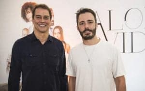 Marcello Antony e Thiago Rodrigues estão no elenco da novela portuguesa que a Band exibirá (Foto: Reprodução / Band) Marcello Antony e Thiago Rodrigues estão no elenco da novela portuguesa que a Band exibirá (Foto: Reprodução / Band)