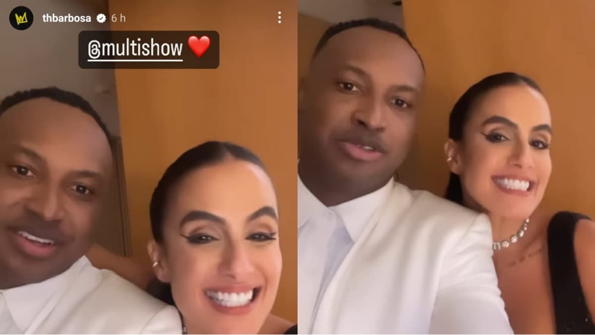 Thiaguinho faz vídeos ao lado de Carol Peixinho e revela a primeira vez dela no prêmio Multishow Thiaguinho faz vídeos ao lado de Carol Peixinho e revela a primeira vez dela no prêmio Multishow