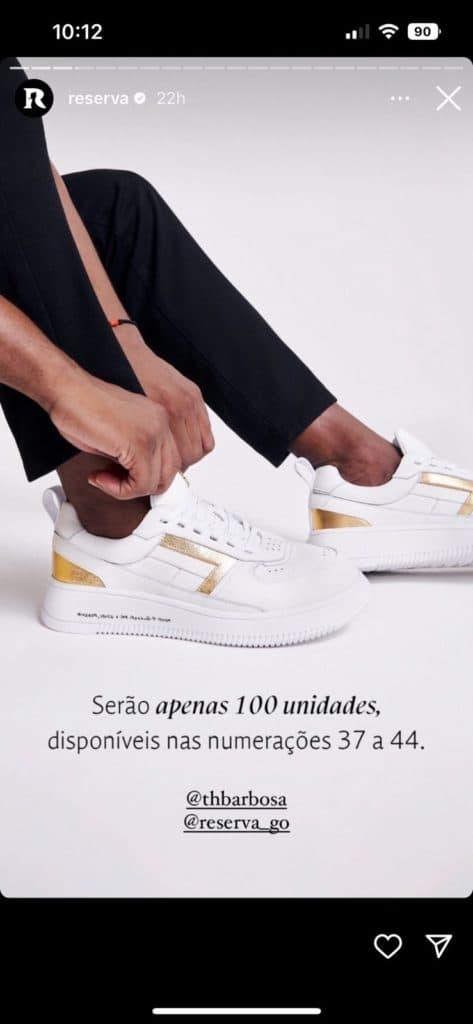 Thiaguinho divulga parceira com marca (Reprodução) Thiaguinho divulga parceira com marca (Reprodução)