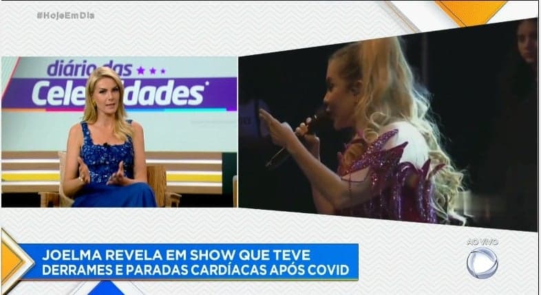 Ana Hickmann falou sobre os problemas de saúde de Joelma e desejou melhoras à cantora Ana Hickmann falou sobre os problemas de saúde de Joelma e desejou melhoras à cantora