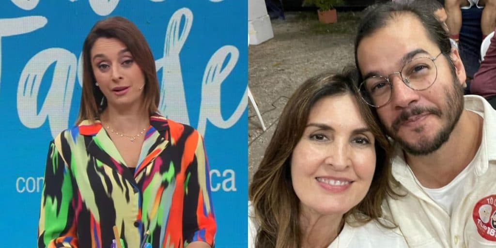Catia Fonseca reage na TV à notícia sobre Fátima Bernardes engravidar de Túlio: "Muito corajosa"