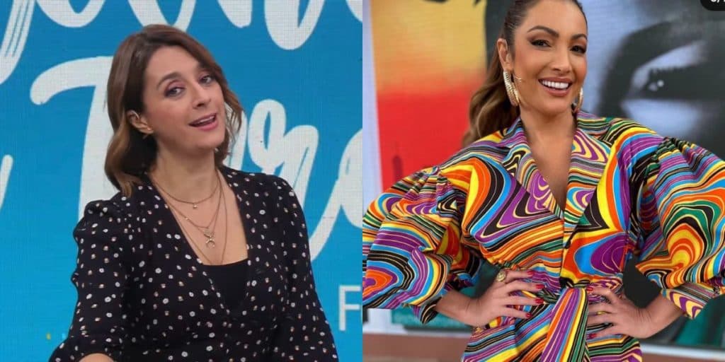 Catia Fonseca manda recado sincero, ao vivo na Band, para Patrícia Poeta: "Com a minha mão"