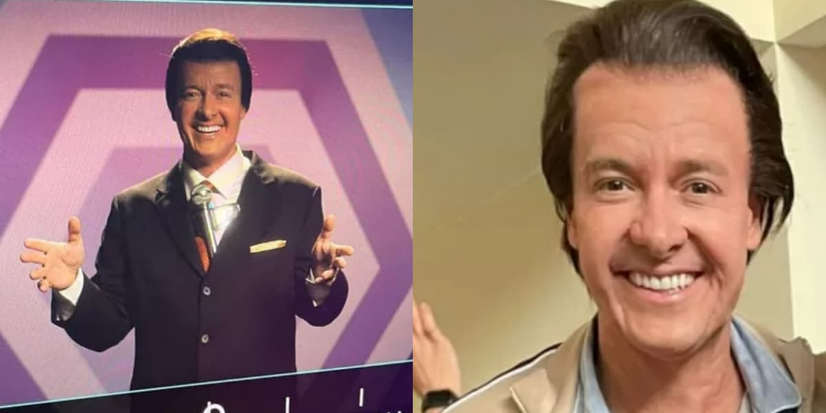 Rodrigo Faro como Silvio Santos em novo longa (Foto: Reprodução/Instagram) Rodrigo Faro como Silvio Santos em novo longa (Foto: Reprodução/Instagram)