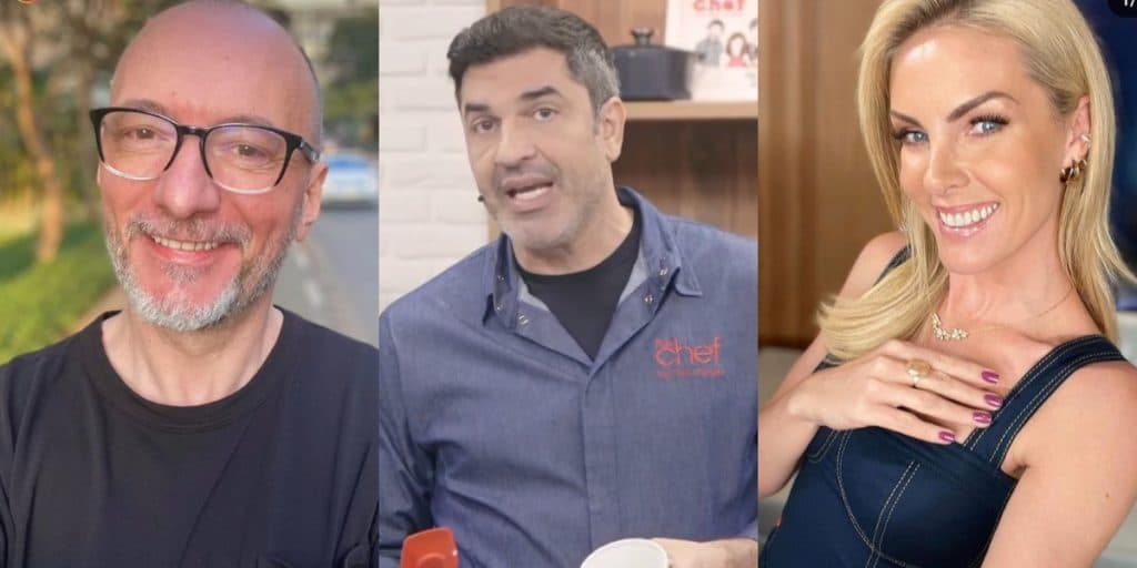 Na Band, Edu Guedes entrega o que viveu com Ana Hickmann e Britto Jr. e manda recado ao vivo