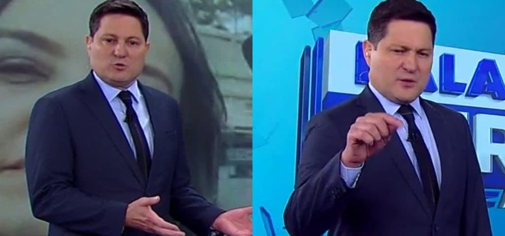 Âncora da Record vê repórter ser atacado, se revolta e parte pra cima de rapaz: "Um sem vergonha"
