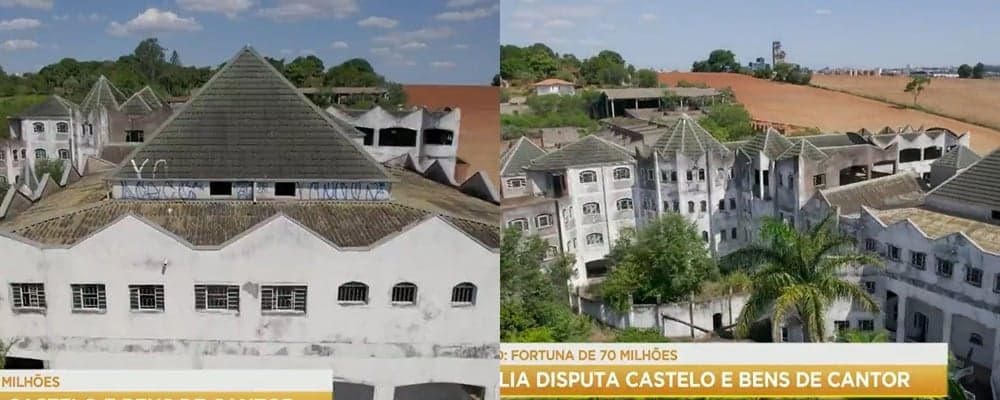 Fala Brasil mostrou o castelo construído por José Rico em Limeira, interior de São Paulo- (Foto: Montagem/TV Foco) Fala Brasil mostrou o castelo construído por José Rico em Limeira, interior de São Paulo- (Foto: Montagem/TV Foco)
