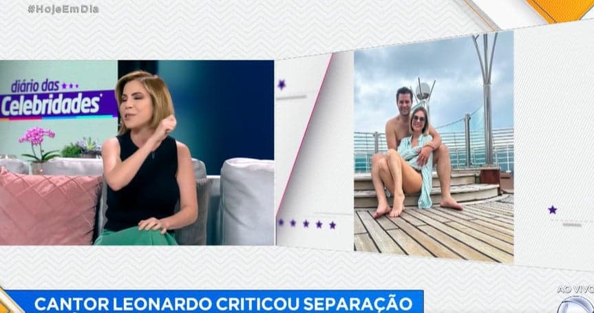Hoje em Dia repercurtiu o puxão de orelha que Leonardo deu em Pedro Leonardo e Thaís Gebelein Hoje em Dia repercurtiu o puxão de orelha que Leonardo deu em Pedro Leonardo e Thaís Gebelein