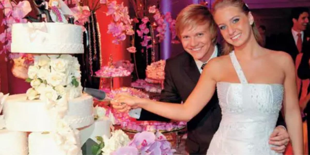 Michel Teló no seu primeiro casamento Michel Teló no seu primeiro casamento