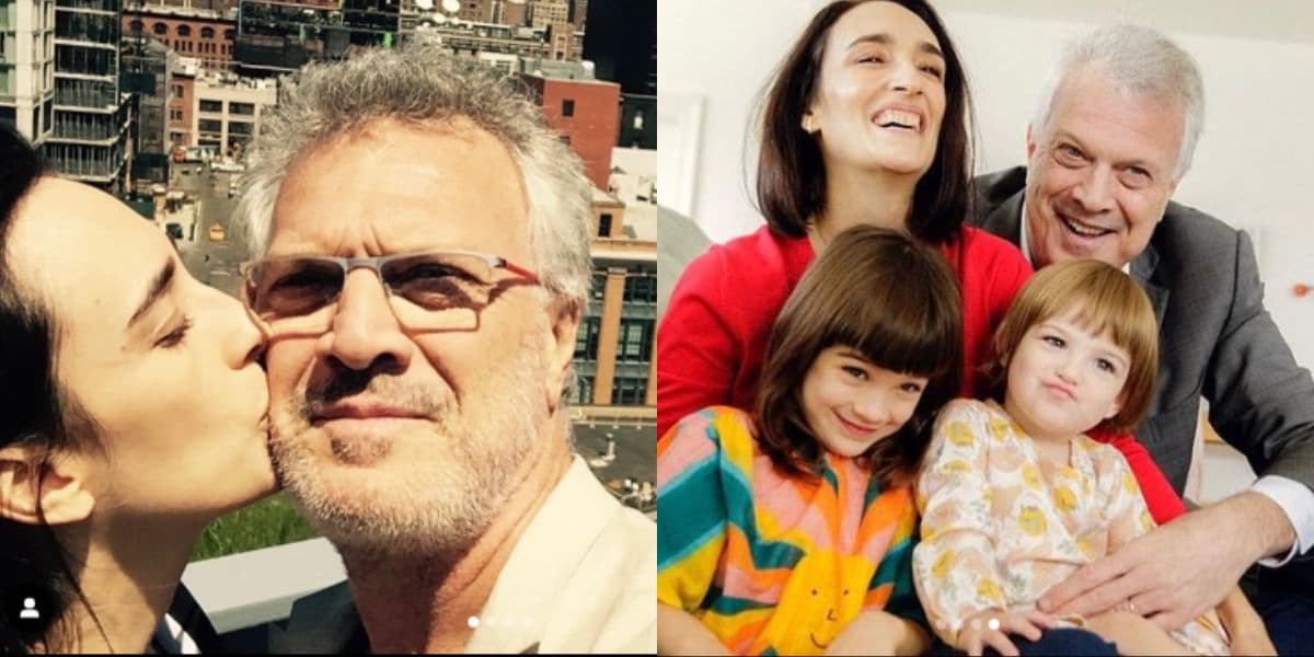 Pedro Bial com a esposa e as filhas Pedro Bial com a esposa e as filhas