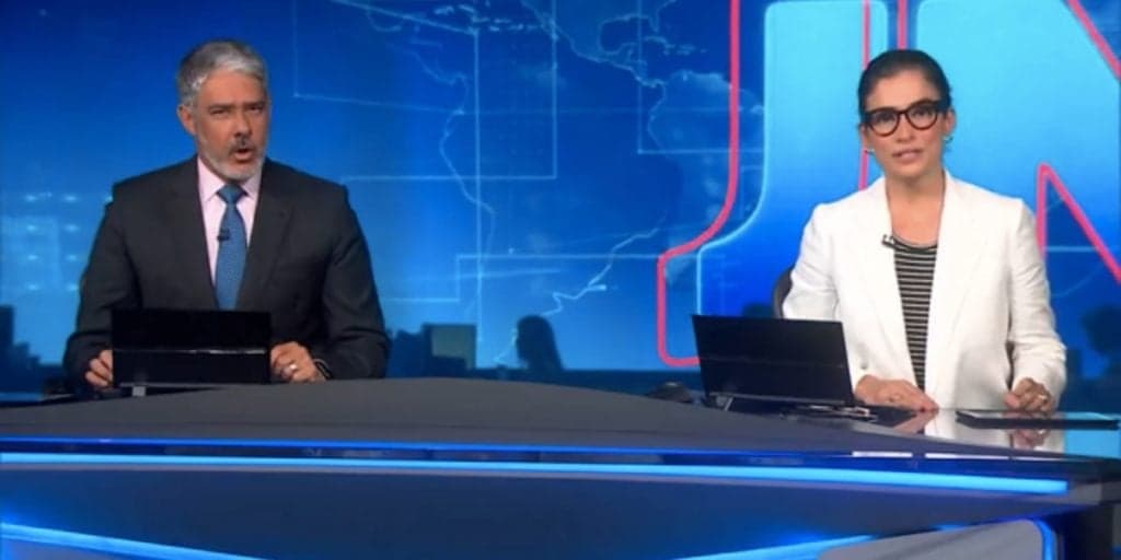 Bonner e Renata esquecem a Copa e abrem JN com notícia urgente, triste e desesperadora: "Arrastou"