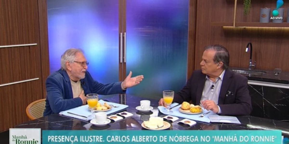 Carlos Alberto e Ronnie Von - Foto: Reprodução Carlos Alberto e Ronnie Von - Foto: Reprodução