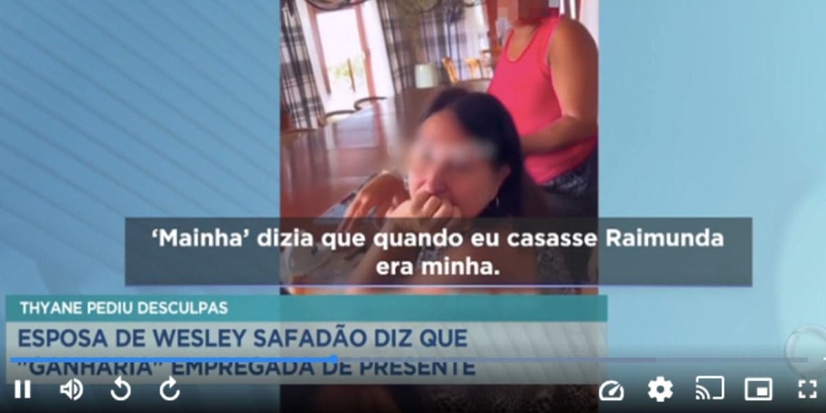 De acordo com esposa de Wesley Safadão, Raimunda seria dada de presente (Reprodução) De acordo com esposa de Wesley Safadão, Raimunda seria dada de presente (Reprodução)