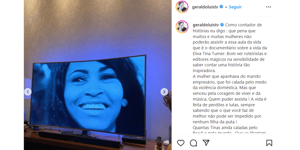 Geraldo Luís revela agressão e sofrimento de famosa que se calou por anos Geraldo Luís revela agressão e sofrimento de famosa que se calou por anos