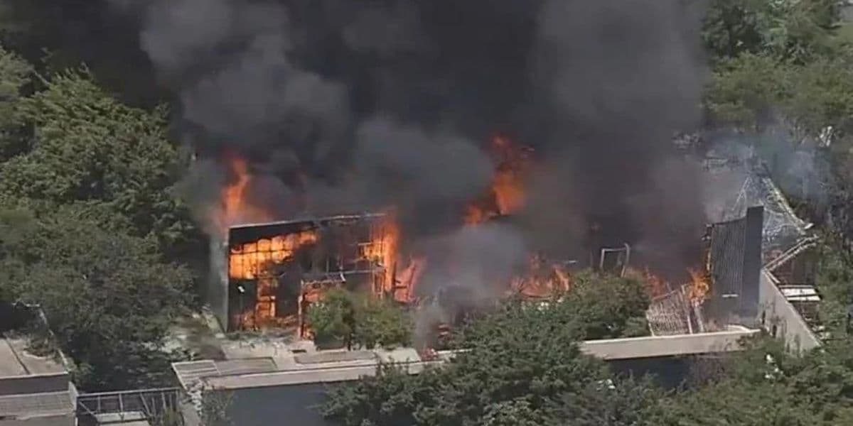 Globo emite nota sobre incêndio (Reprodução) Globo emite nota sobre incêndio (Reprodução)