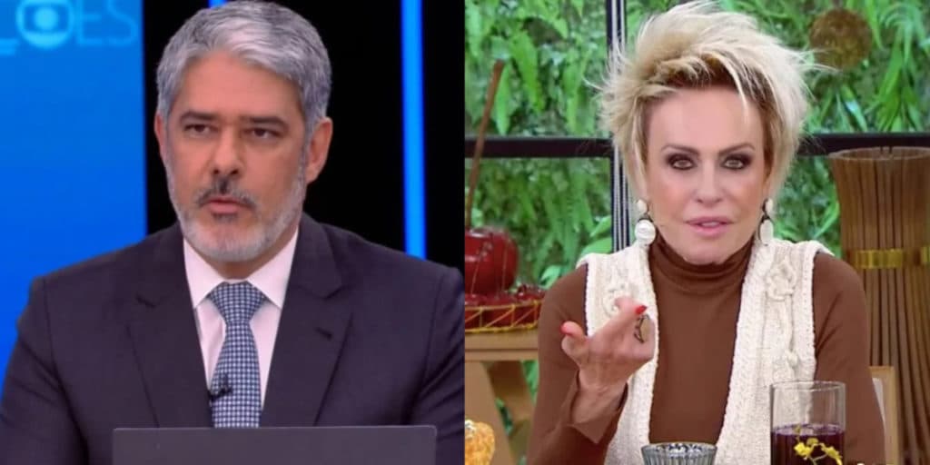 Proibido de ganhar por fora, Bonner despeja verdadeiro caminhão de dinheiro no colo de Ana Maria