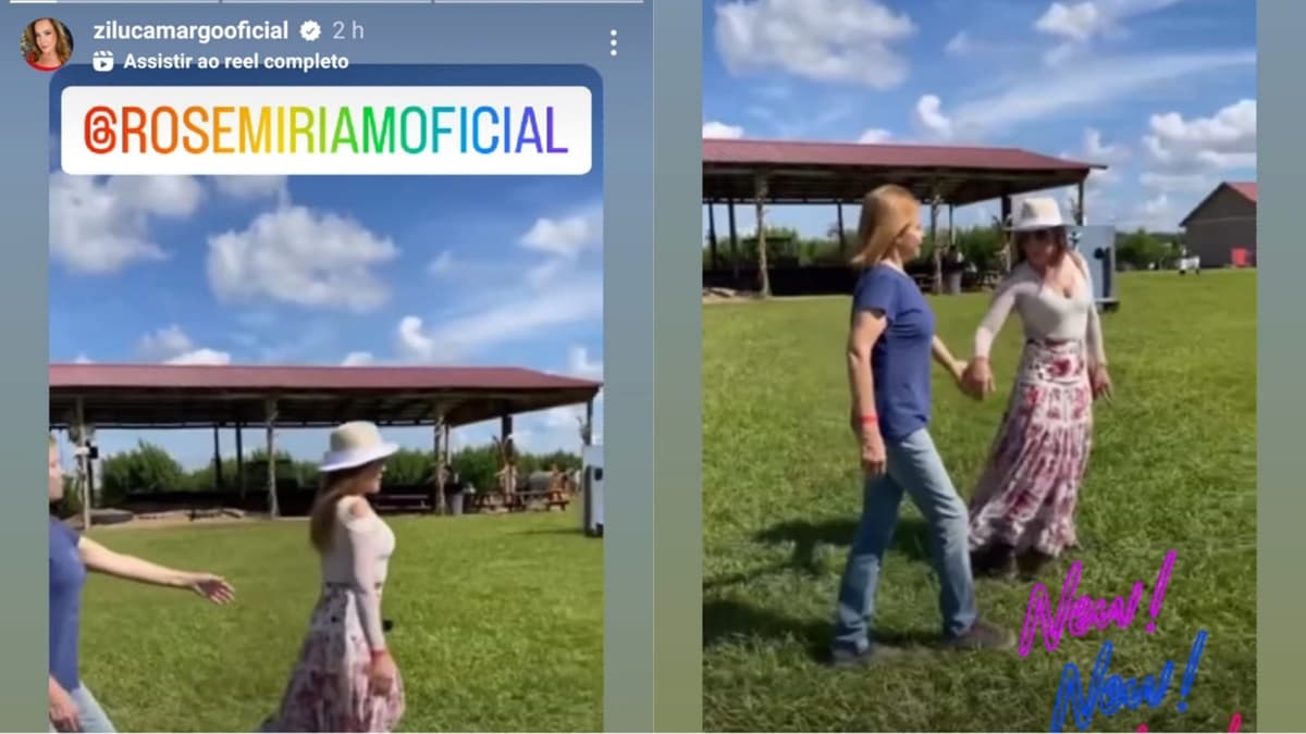 Nos Stories de seu perfil, Zilu Godoi republica vídeo e marca viúva de Gugu Liberato Nos Stories de seu perfil, Zilu Godoi republica vídeo e marca viúva de Gugu Liberato