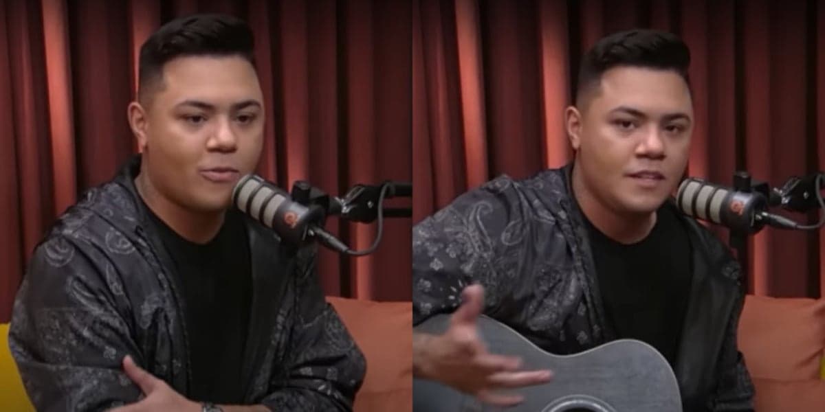 Felipe Araújo no Vênus Podcast (Foto Reprodução/Montagem/Fatos da Tv/Youtube) Felipe Araújo no Vênus Podcast (Foto Reprodução/Montagem/Fatos da Tv/Youtube)