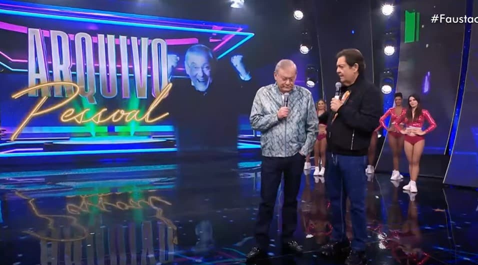 Milton Neves e Faustão- Foto: Reprodução/Band Milton Neves e Faustão- Foto: Reprodução/Band