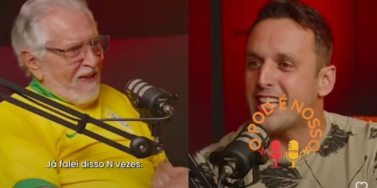 Carlos Alberto de Nóbrega fez revelação a Rodrigo Capella durante podcast O Pod é Nosso Carlos Alberto de Nóbrega fez revelação a Rodrigo Capella durante podcast O Pod é Nosso