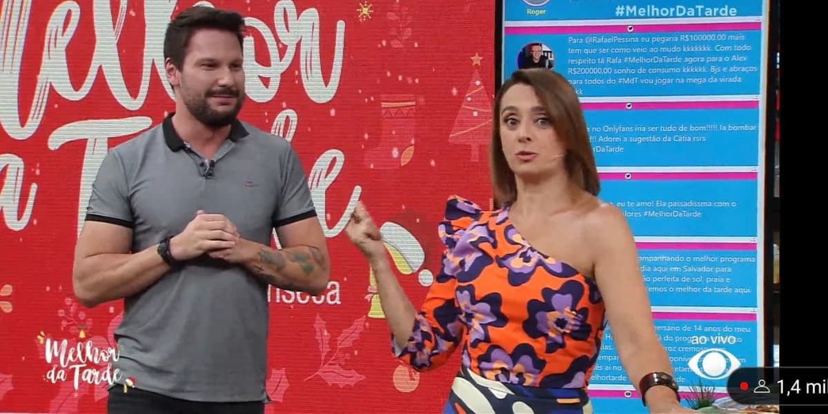 Catia Fonseca (Reprodução Band) Catia Fonseca (Reprodução Band)