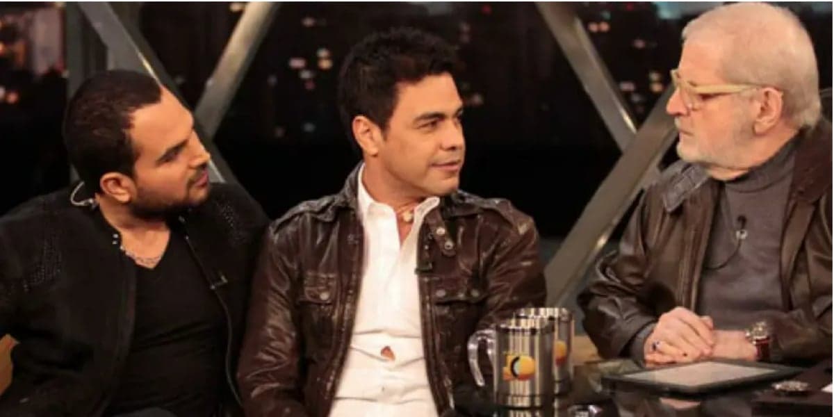 Zezé Di Camargo e Luciano no "Programa do Jô" (Foto: Divulgação/TV Globo) Zezé Di Camargo e Luciano no "Programa do Jô" (Foto: Divulgação/TV Globo)