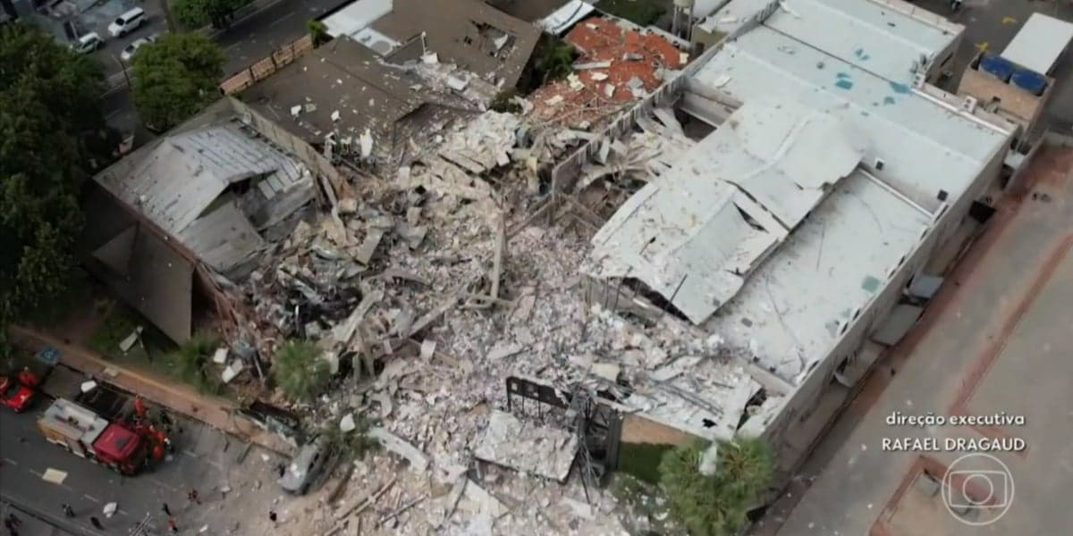 "Encontro" mostrou explosão que aconteceu em restaurante (Foto: Reprodução/TV Globo) "Encontro" mostrou explosão que aconteceu em restaurante (Foto: Reprodução/TV Globo)