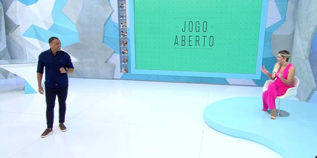 Denílson brinca com Renata Fan por causa do Internacional Denílson brinca com Renata Fan por causa do Internacional