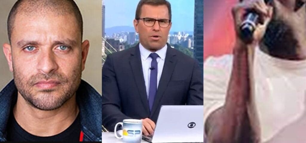 Após falar de Diogo Nogueira, Bocardi 'esquece' de jornal e quebra o protocolo com outro famoso: "Vai piorar"