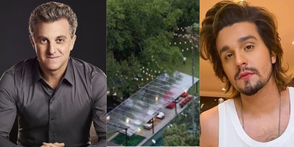 Luan Santana foi responsável por expor detalhes internos da mansão de Luciano Huck: "Na sala, um helicóptero"