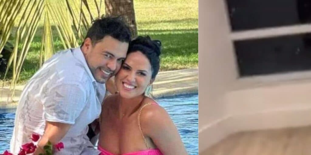 Graciele Lacerda abre porta de apartamento com Zezé e acaba entregando quarto do filho: "Eu nunca mostrei"