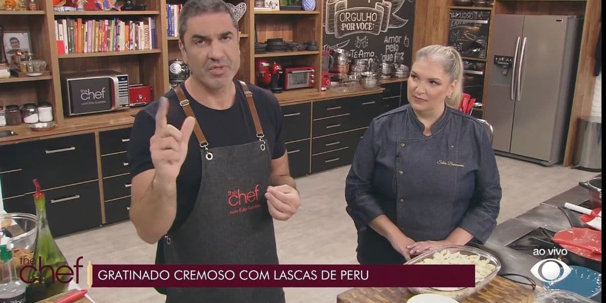 Edu Guedes fez um longo desabafo no The Chef desta quarta-feira Edu Guedes fez um longo desabafo no The Chef desta quarta-feira