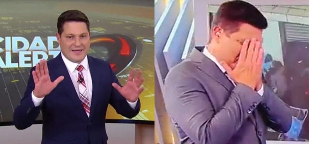 Substituto de Bacci quebra a principal regra da Record, faz anúncio envolvendo a Globo e leva as mãos à cabeça