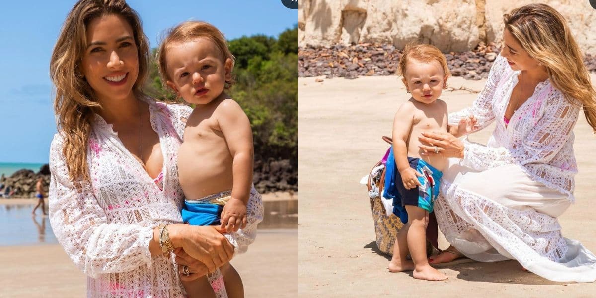 Filho de Patrícia Abravanel, o pequeno Senor, impressionou por parecer com avô Filho de Patrícia Abravanel, o pequeno Senor, impressionou por parecer com avô