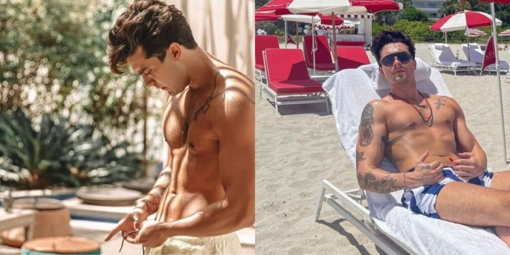 Perna aberta, molhado e só de cueca: Fotos quentes de Luan Santana provam que ele se tornou o mais lindo