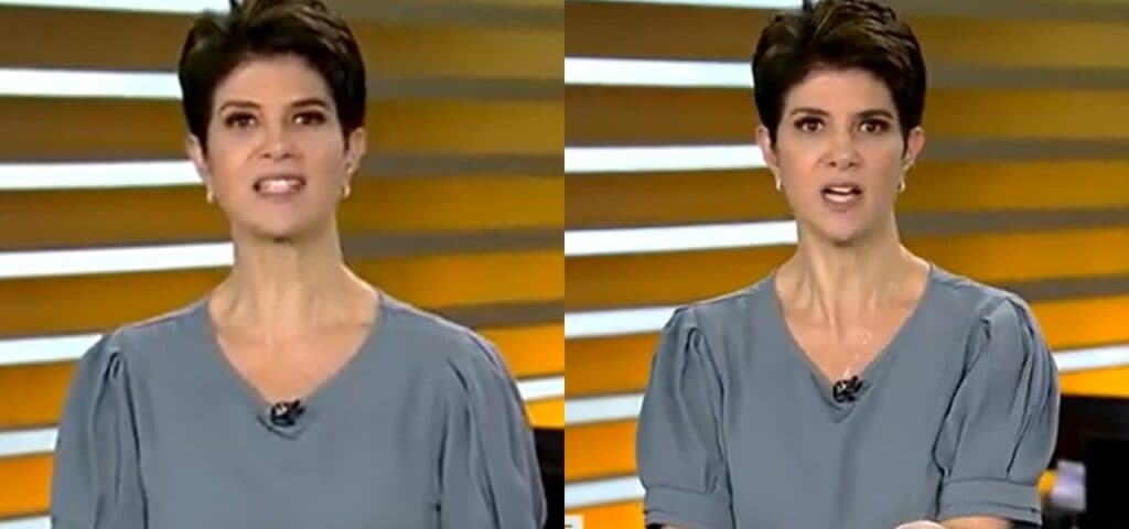 "Idiota", Mariana Godoy se revolta na bancada da Record e confessa agressão ao vivo: "Eu revidei, bati mesmo"