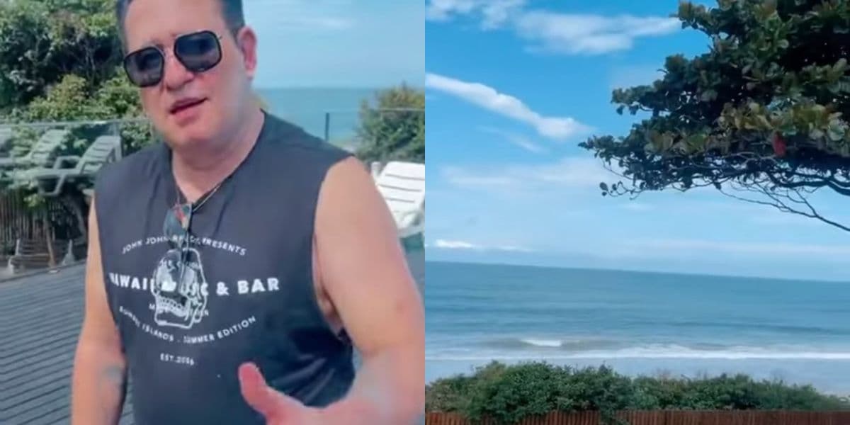 Marrone está passando férias em mansão em Santa Catarina Marrone está passando férias em mansão em Santa Catarina