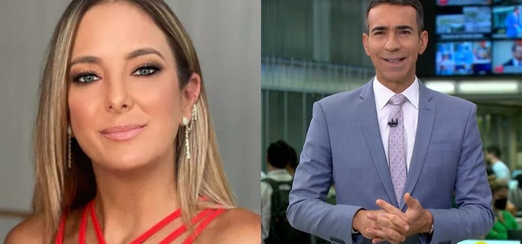 Ticiane Pinheiro surpreende César Filho e sai do ar aos gritos por Tralli no Hoje em Dia